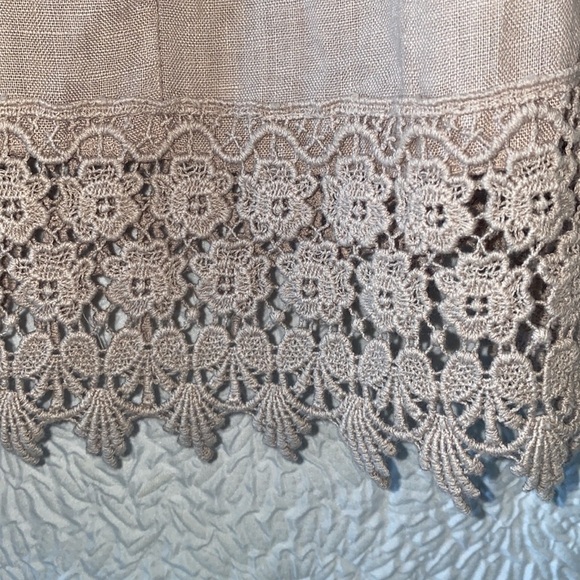 H Trend Made In Italy Embroidered Trim 3/4 Sleeve Tunic - Picture 3 of 9